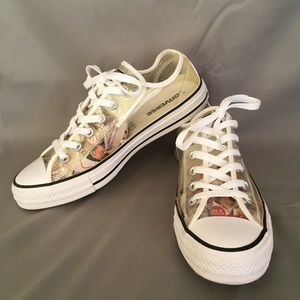 Clear Low Top Converse